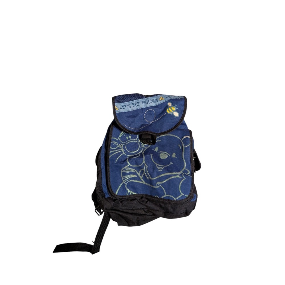 Vintage Disney Winnie the Pooh‎ Mini Backpack Embroidered Pooh Let's Bee Friends